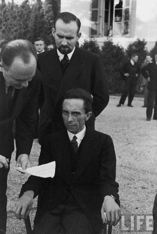 Alfred Eisenstaedt Joseph Goebbels portrait